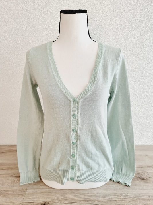 Jaquette à boutons couleur anis (SIZE : S)