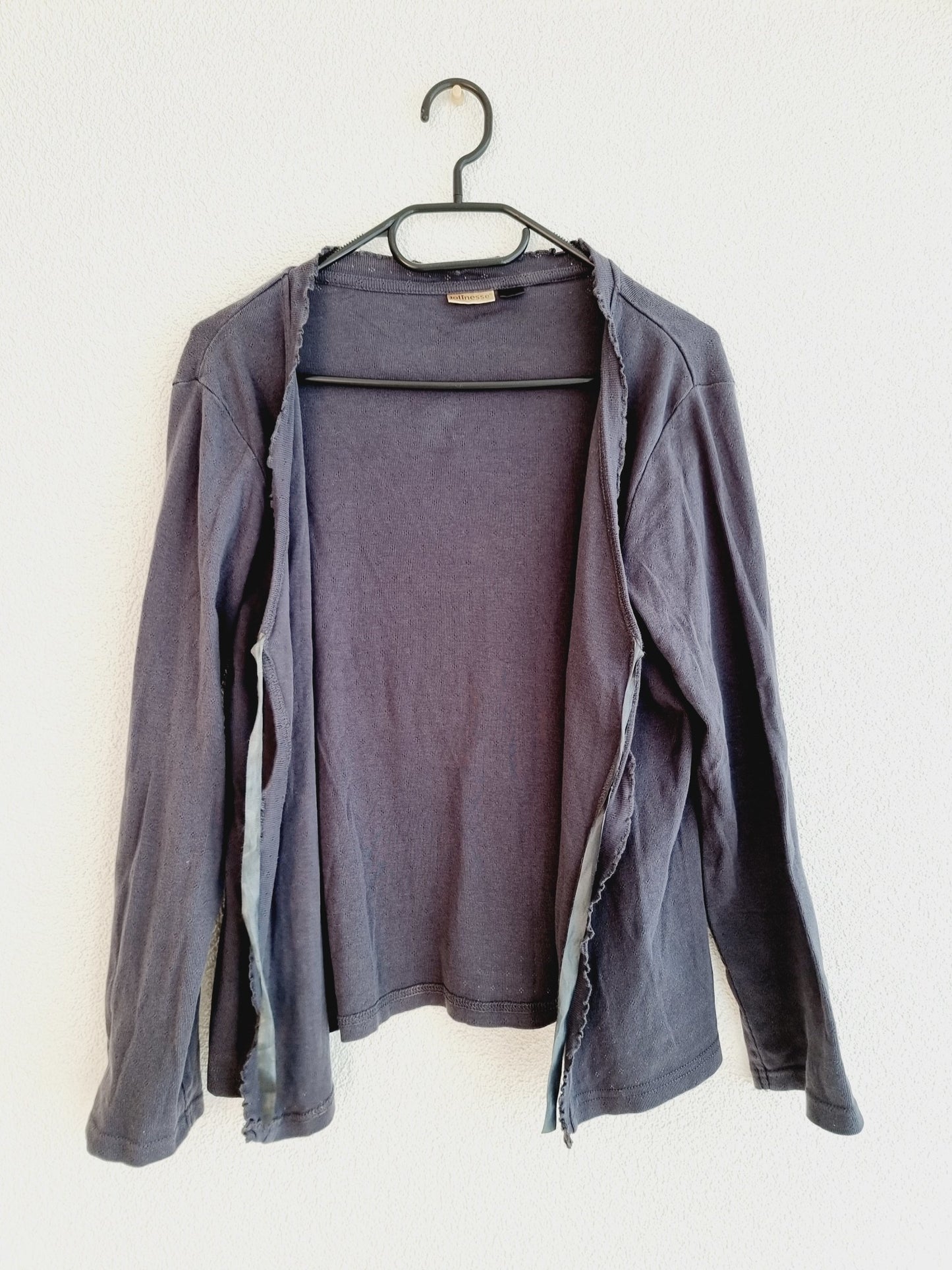 Jaquette ajourée en coton (SIZE : 36)