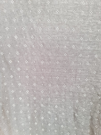 Jaquette ajourée en coton (SIZE : 36)