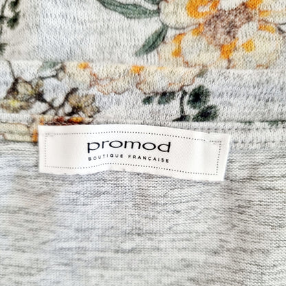 Pull fleuri aux manches bouffantes (SIZE : L)