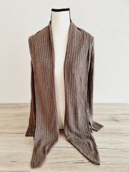 Cardigan long taupe (SIZE : S/M)