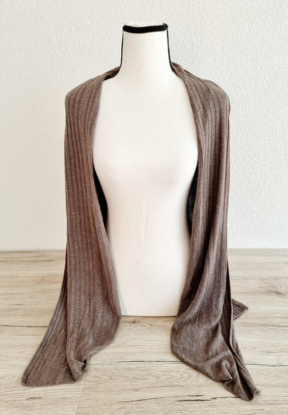 Cardigan long taupe (SIZE : S/M)