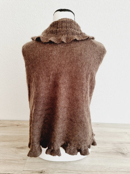 Jaquette marron à ficelle (SIZE : XL)