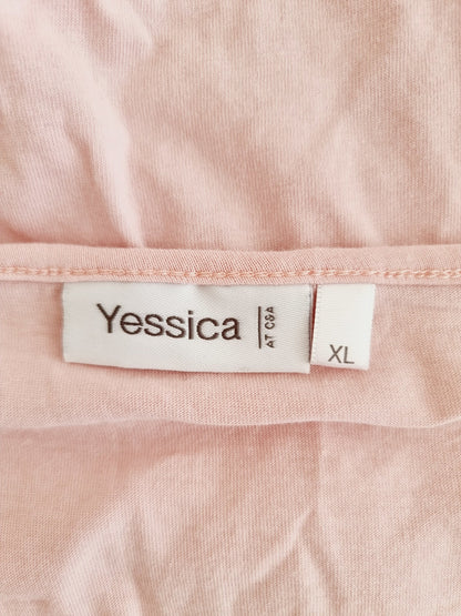 Top rose pâle à dentelle (SIZE XL)