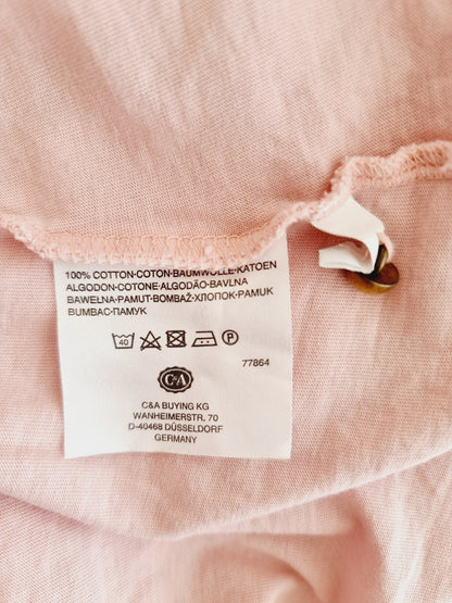 Top rose pâle à dentelle (SIZE XL)