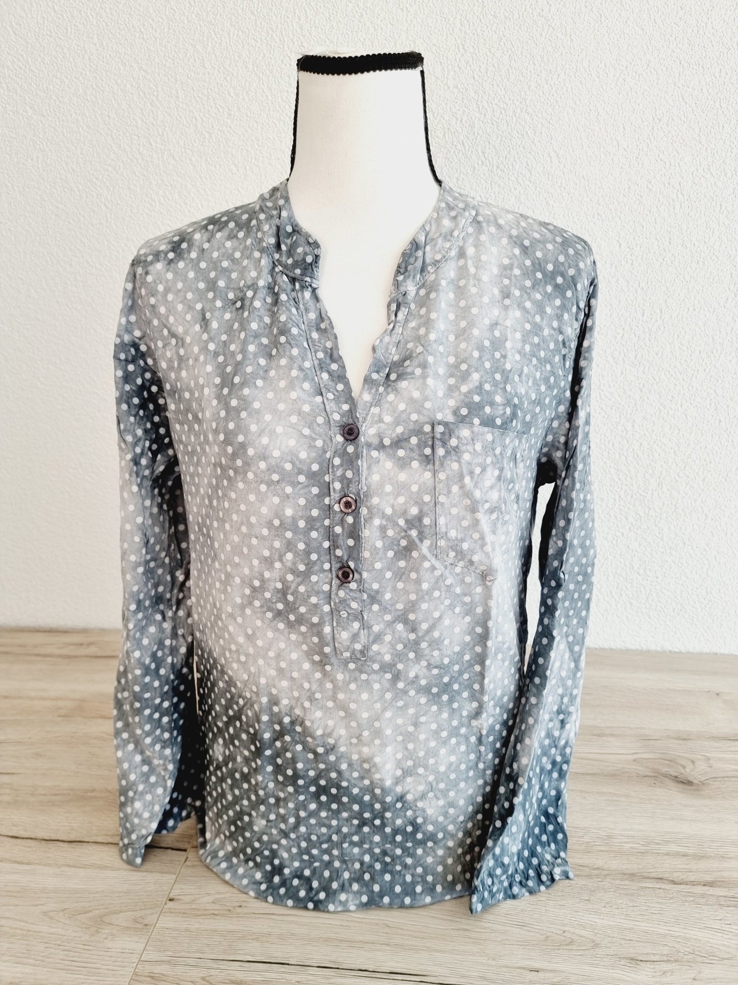 Blouse à pois (SIZE : 38)