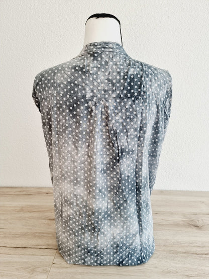 Blouse à pois (SIZE : 38)