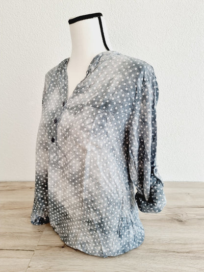 Blouse à pois (SIZE : 38)