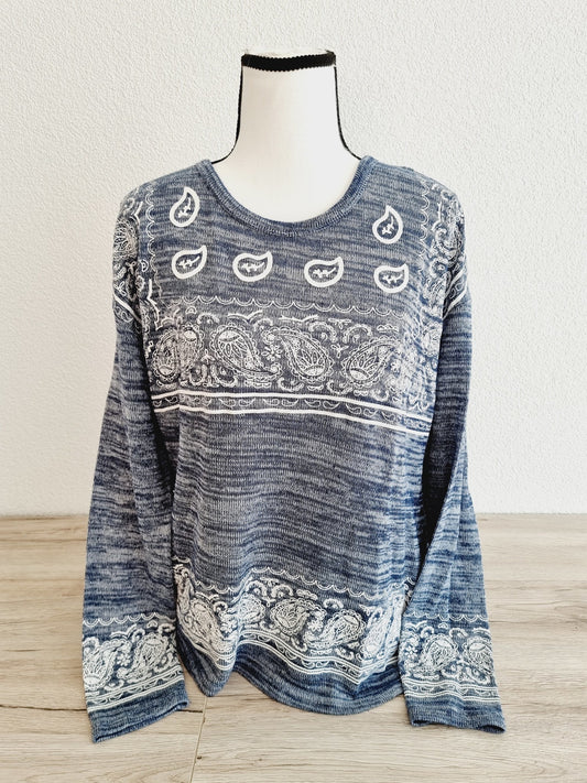 Pull imprimé Paisley (SIZE : XL)