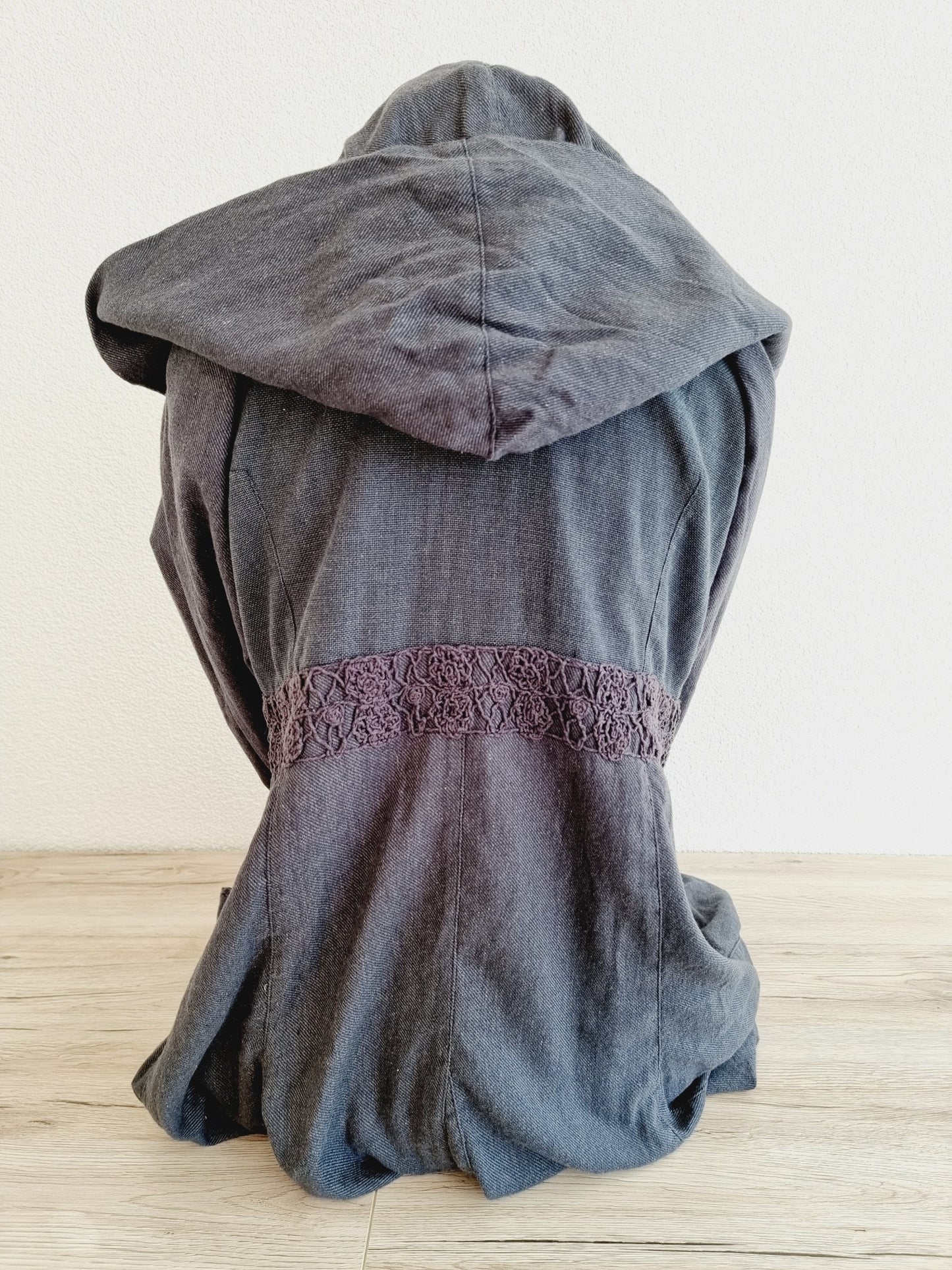 Manteau long à capuche NILE (SIZE : M)