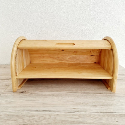 Boîte à pain en bois de hêtre