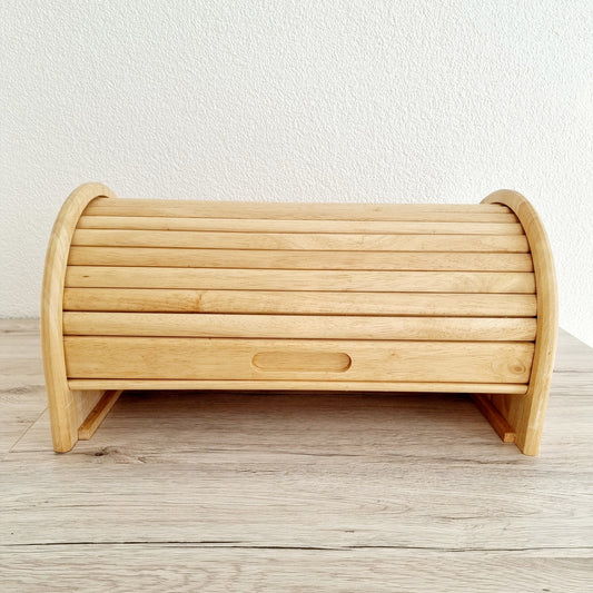 Boîte à pain en bois de hêtre