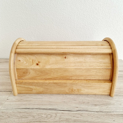 Boîte à pain en bois de hêtre