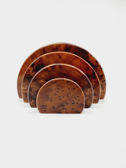 Porte-lettres en bois de cerisier