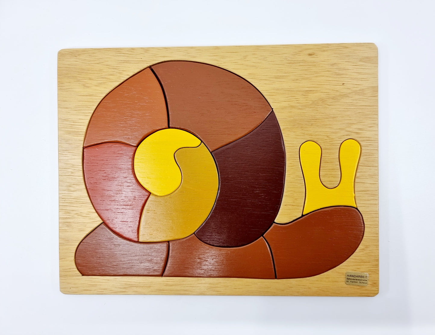 Puzzle en bois - escargot