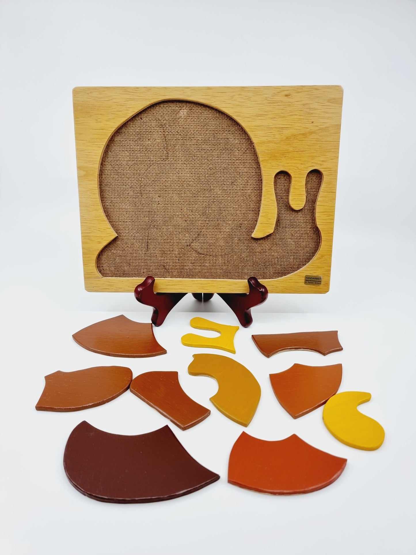 Puzzle en bois - escargot