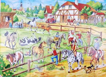Puzzle - La ferme des poneys