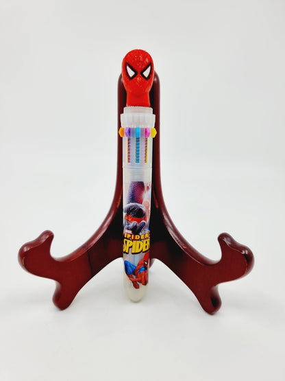 Stylo à bille 10 couleurs - Spider-Man