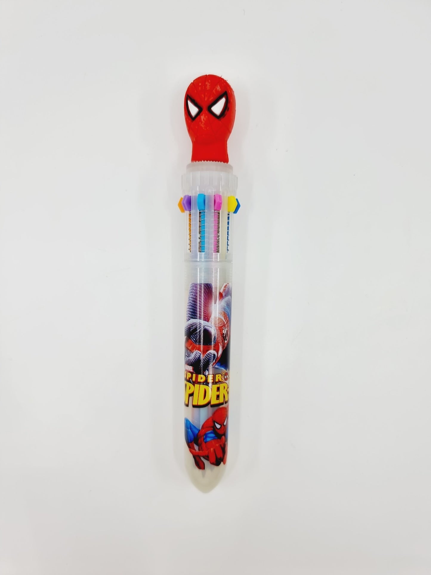 Stylo à bille 10 couleurs - Spider-Man