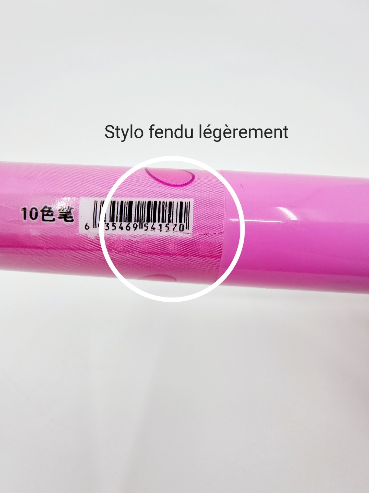 Stylo à bille 10 couleurs - rose/licorne