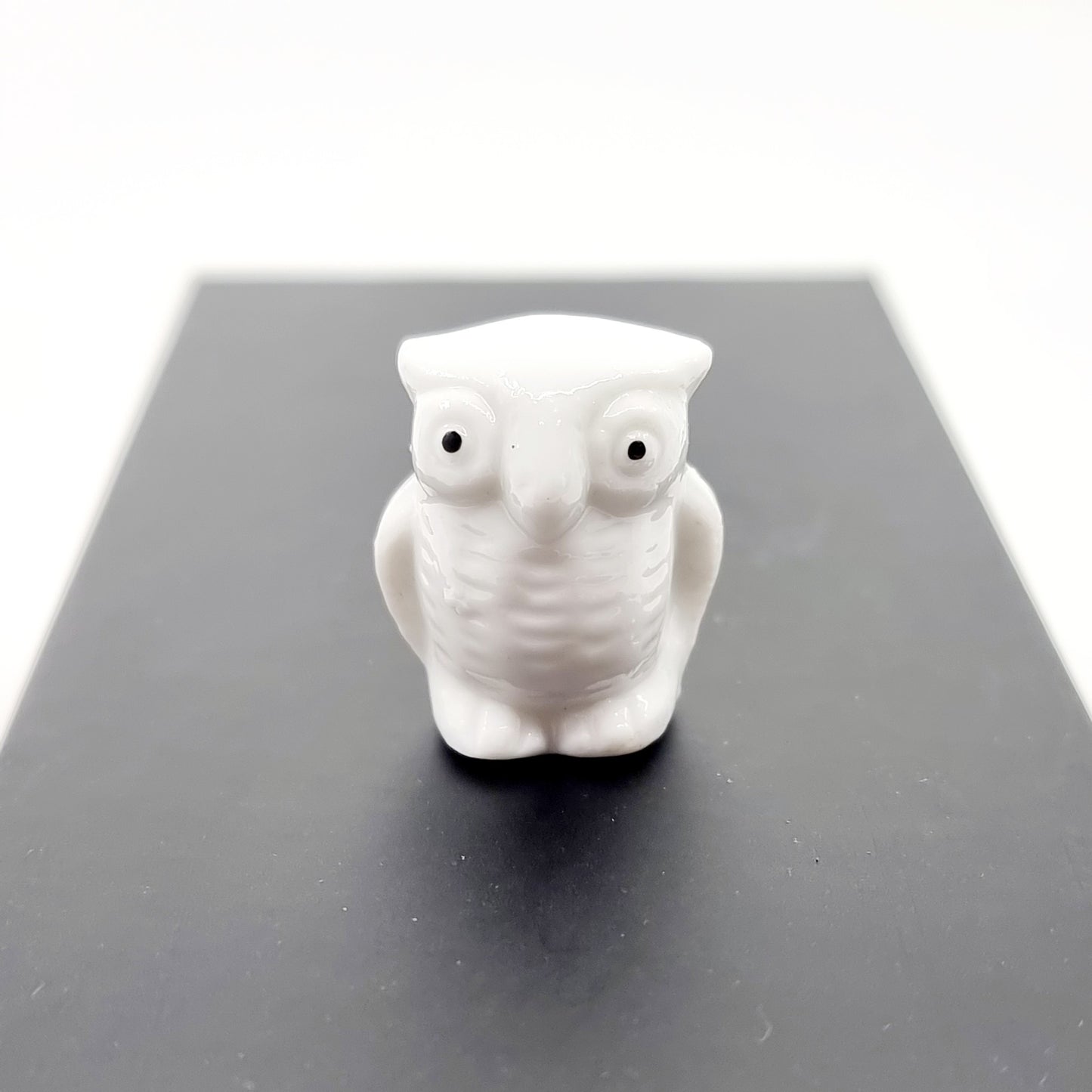 Bibelot - Chouette blanche en céramique