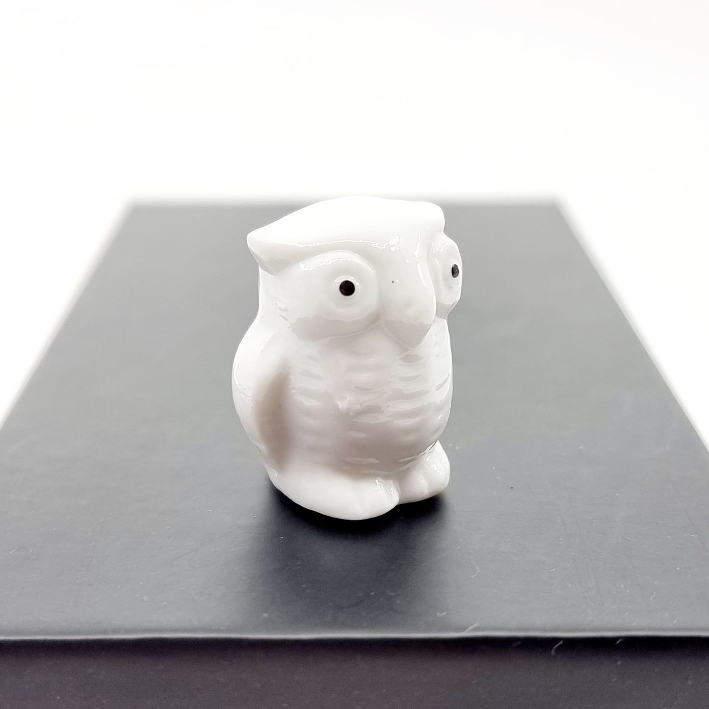 Bibelot - Chouette blanche en céramique