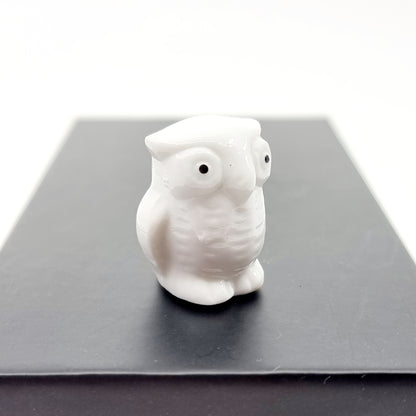 Bibelot - Chouette blanche en céramique