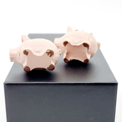 Bibelot - Cochon porte-bonheur (2 pièces)
