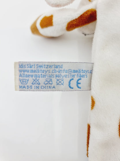 Doudou avec demi anneau de dentition - vache