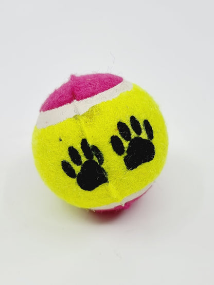 Jouet pour animaux - balle de tennis rose