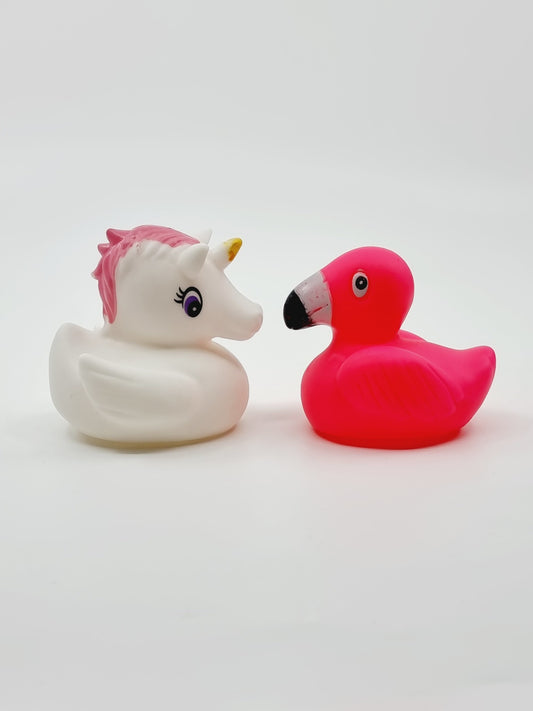 Animaux de bain - Licorne & Flamant rose