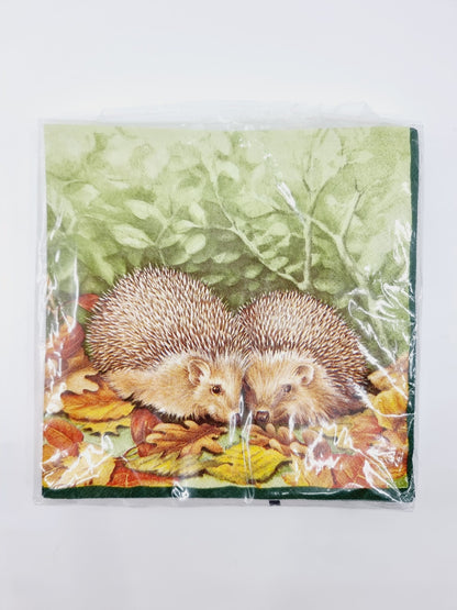 Serviettes 3 plis - Hérisson