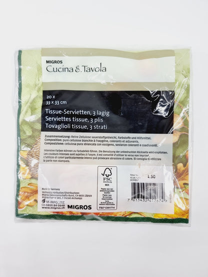 Serviettes 3 plis - Hérisson