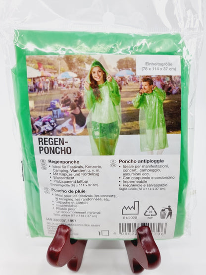 Poncho imperméable - Vert