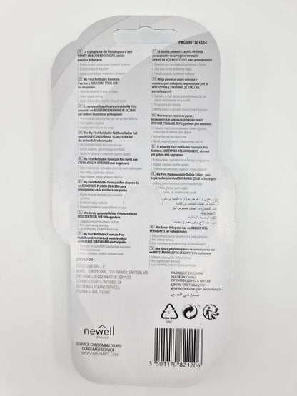 Stylo plume - bleu/rose