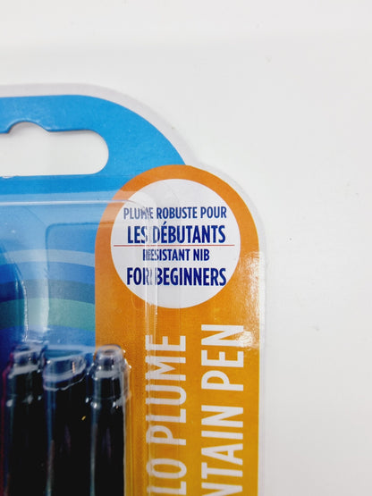 Stylo plume - bleu/rose