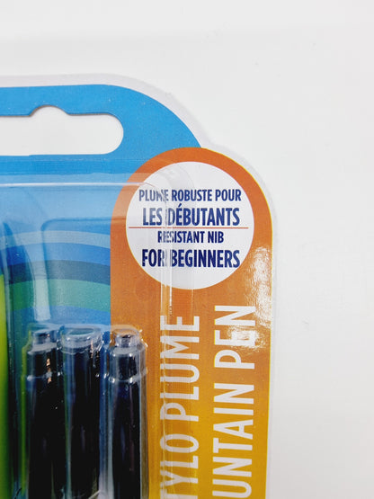 Stylo plume - bleu/vert