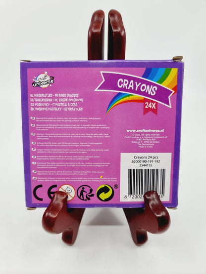 Crayons gras - Mauve (24 crayons)