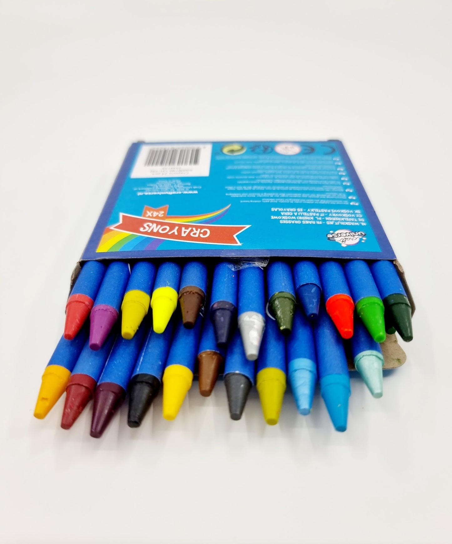 Crayons gras - Bleu (24 crayons)