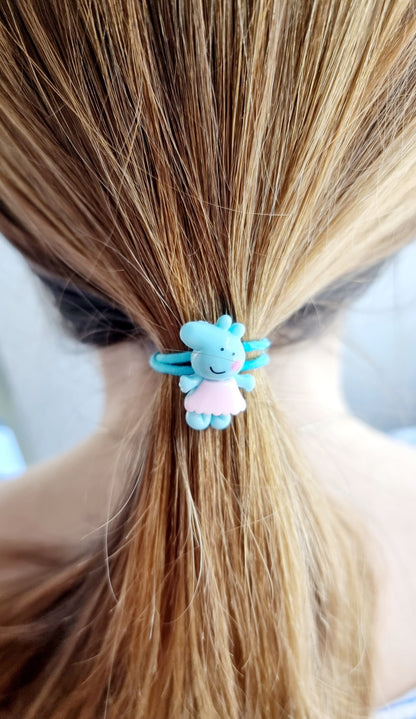 Elastique à cheveux décoratif (4 pièces)