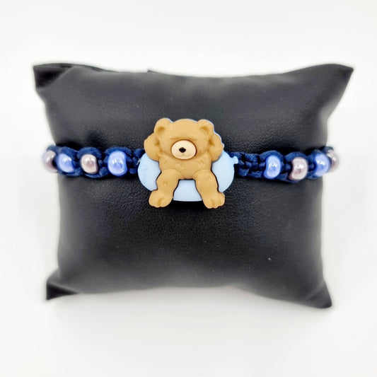 Bracelet - bleu/ours relax