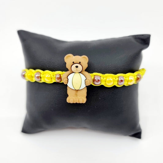 Bracelet - jaune/ours ballon