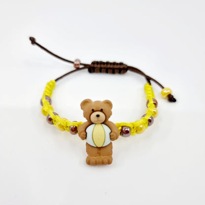 Bracelet - jaune/ours ballon