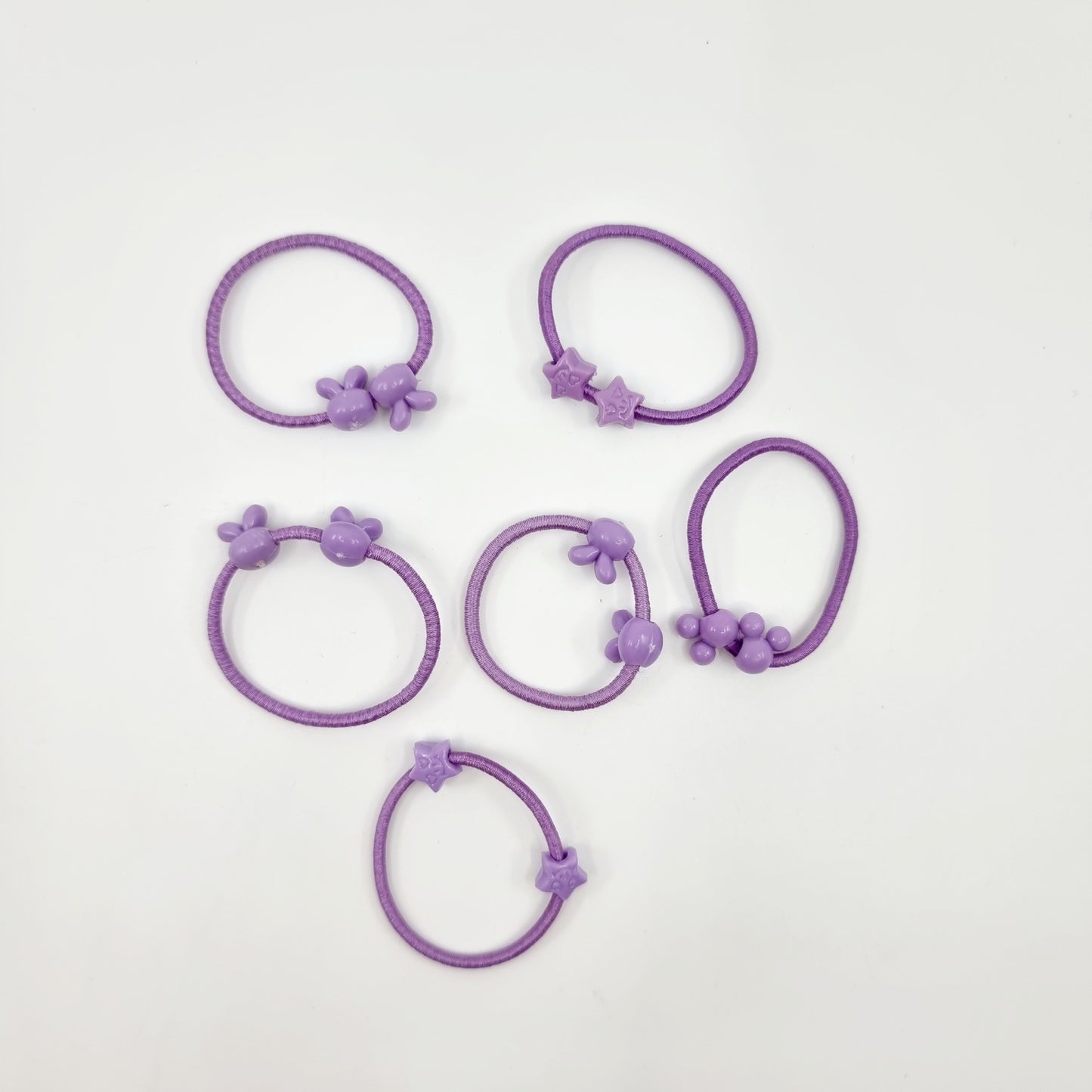 Elastique cheveux avec perles décoratives (4 pièces)