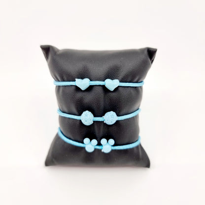 Elastique cheveux avec perles décoratives (4 pièces)