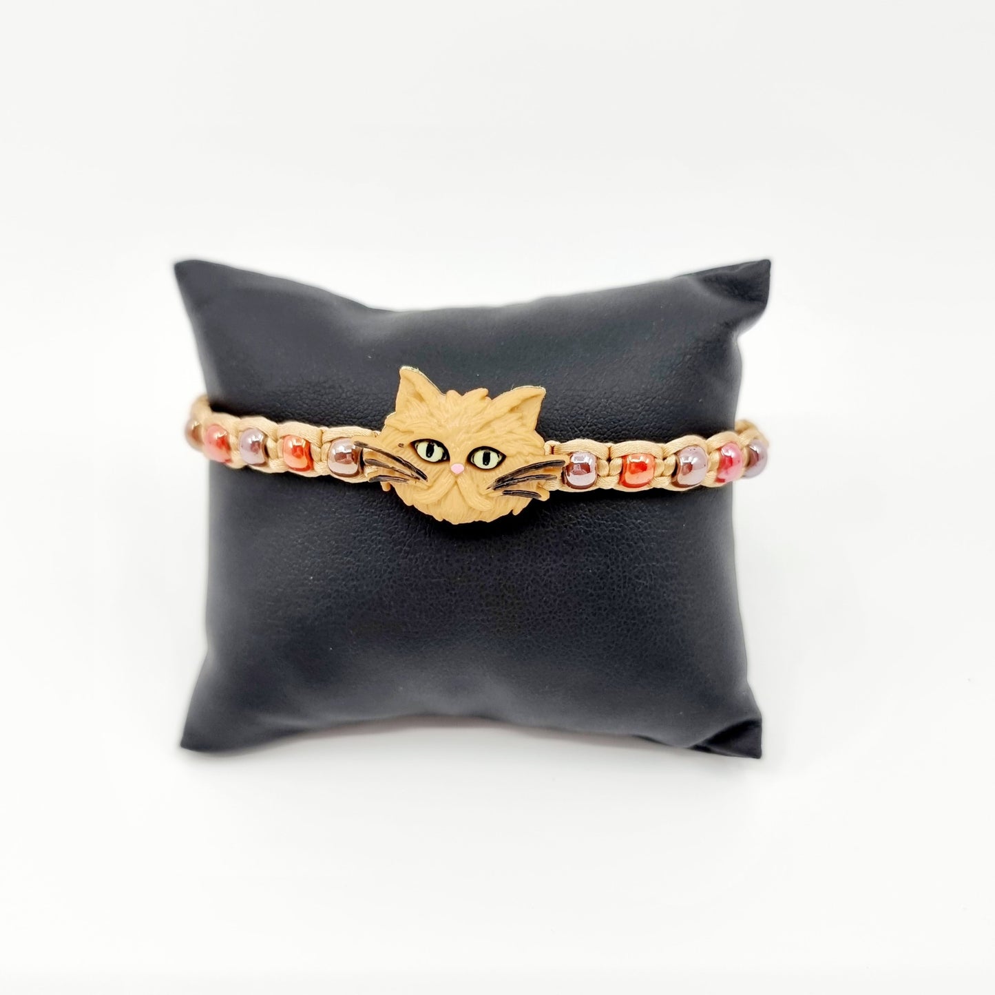 Bracelet - beige/chat