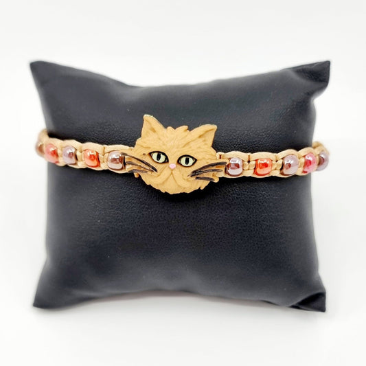 Bracelet - beige/chat