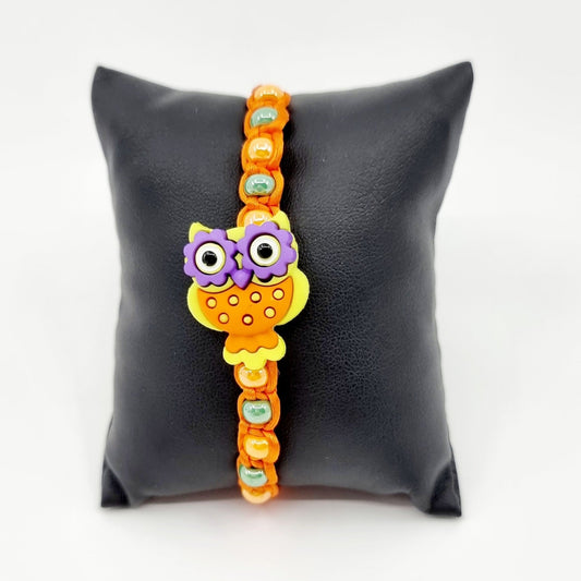 Bracelet - orange/hibou
