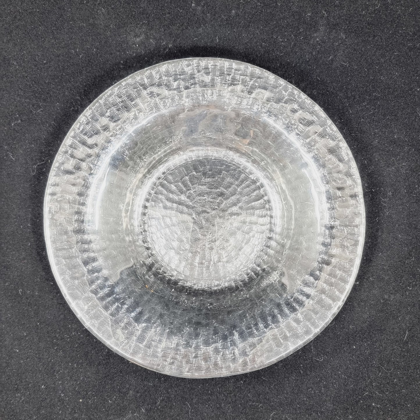 Assiette creuse en verre (3 pièces)