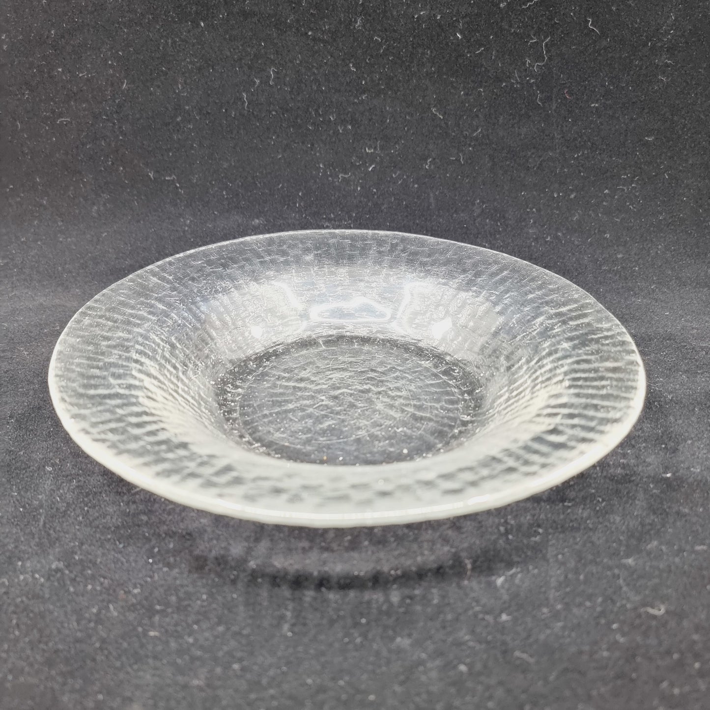 Assiette creuse en verre (3 pièces)
